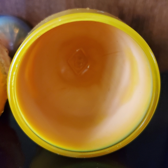 (4) Vntg "Buzz Saw" Glowing Orange Selenium Goblets by both Degenhart & Boyd - Picture 13 of 16